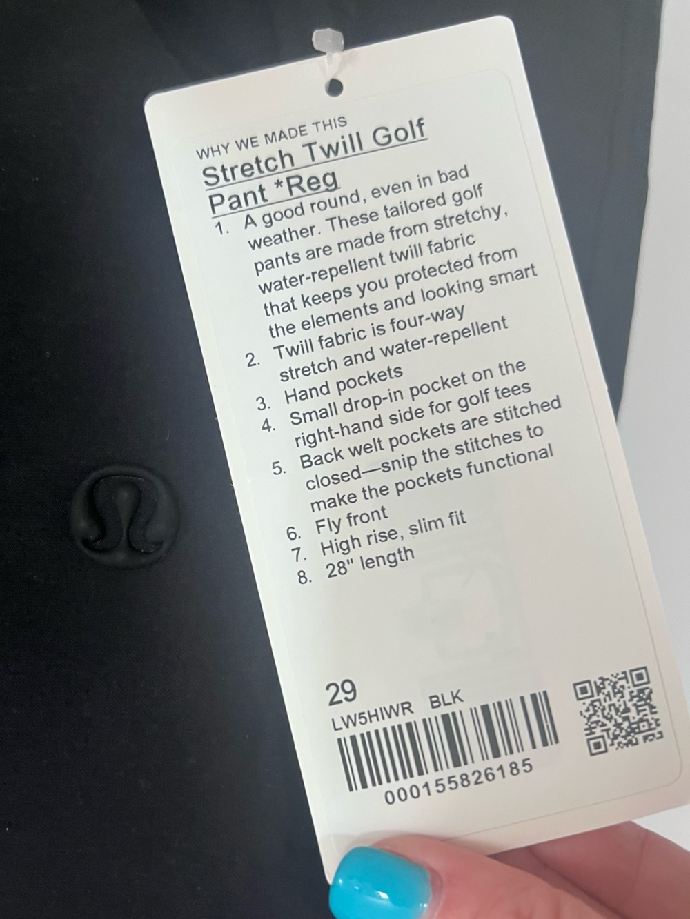 Lululemon Stretch Twill Golf Pant 29